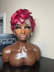 Candy Red Pixie Wig