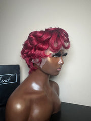 Candy Red Pixie Wig