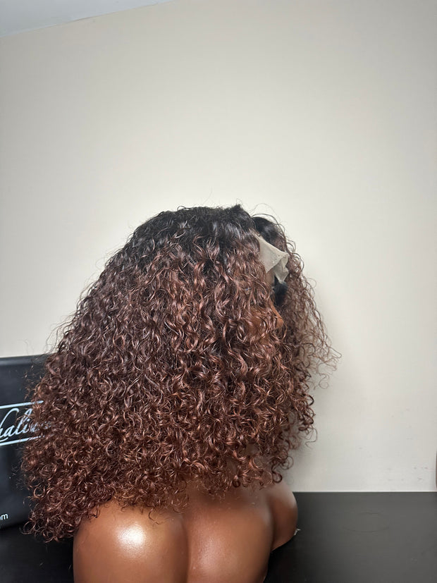 Layered Glueless Curly Unit