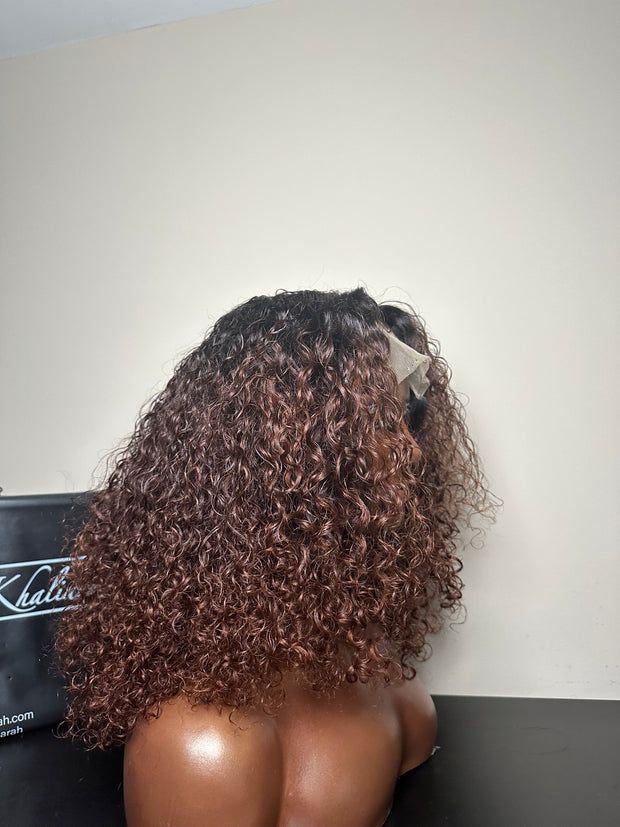 Layered Glueless Curly Unit