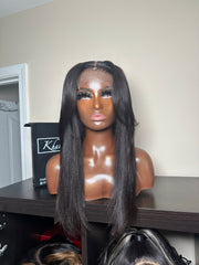 Kinky Straight Glueless Wig