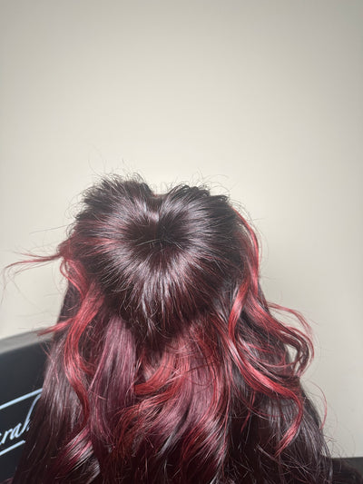 Half Up Heart Bun Wig