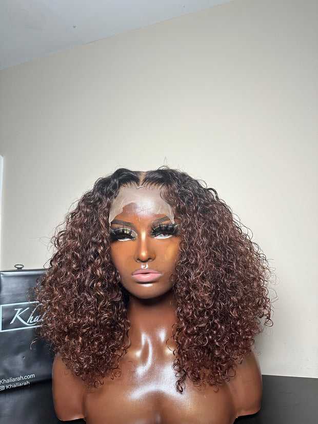 Layered Glueless Curly Unit