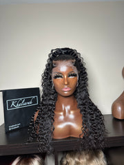 Half Up Wig with Mini Crimps