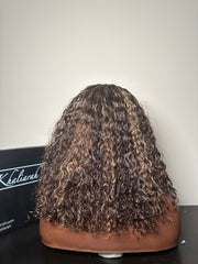 Layered Curly Unit with Highlights