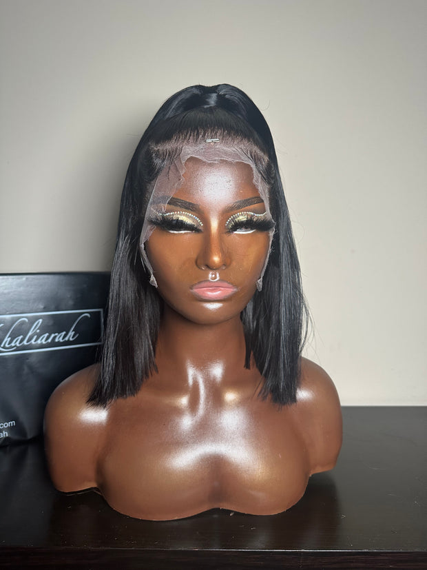 Half Up Blunt Bob Unit