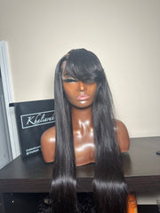 Side Bang Glueless Closure Unit