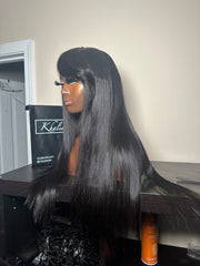 Side Bang Glueless Closure Unit