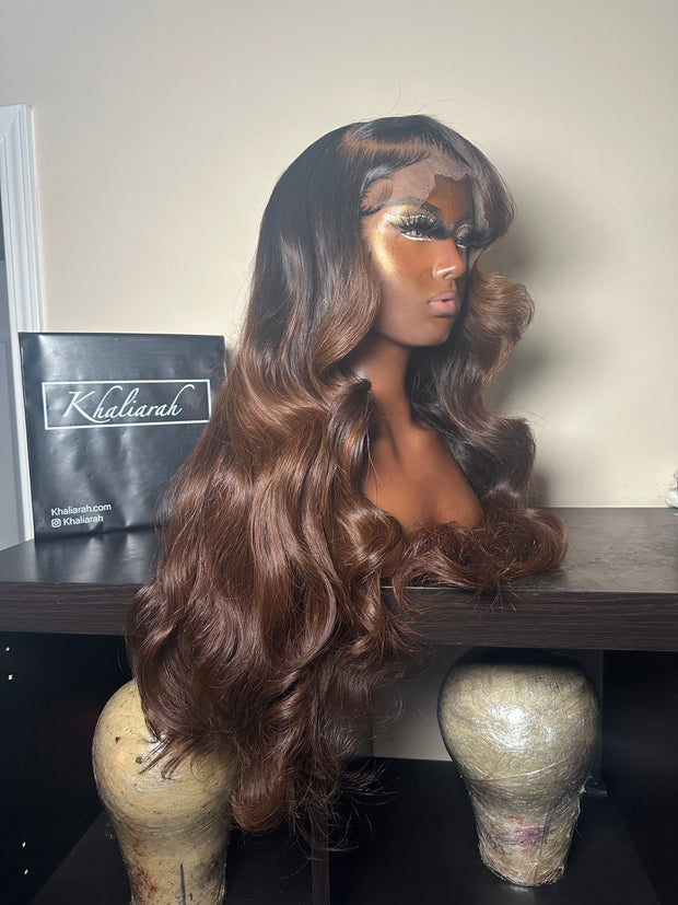 Chocolate Ombre Frontal Unit