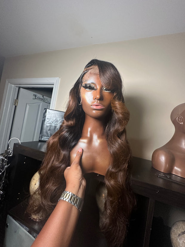 Chocolate Ombre Frontal Unit