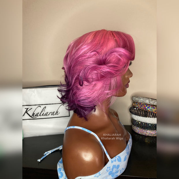 Pink Purple reverse ombre