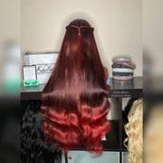 Red Ombre Frontal Unit