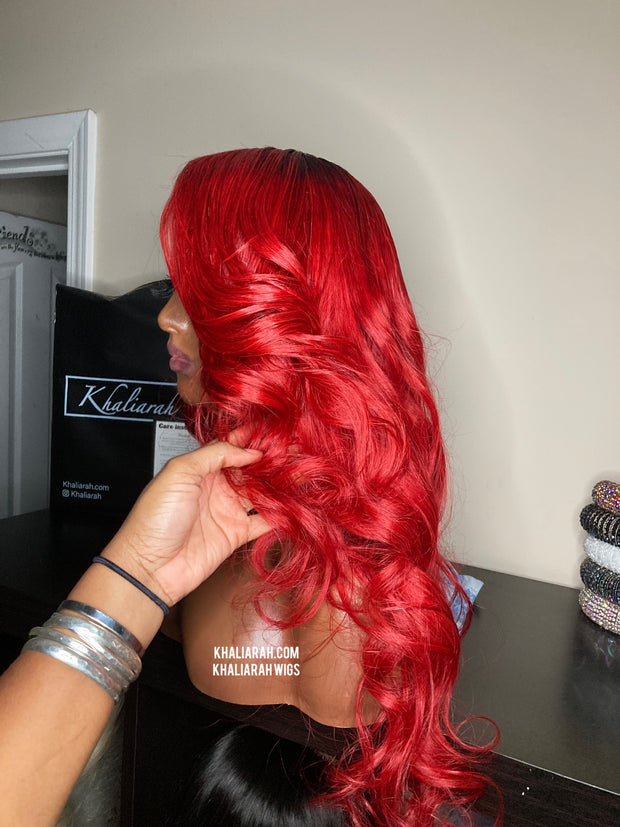 Glueless Red Closure Unit