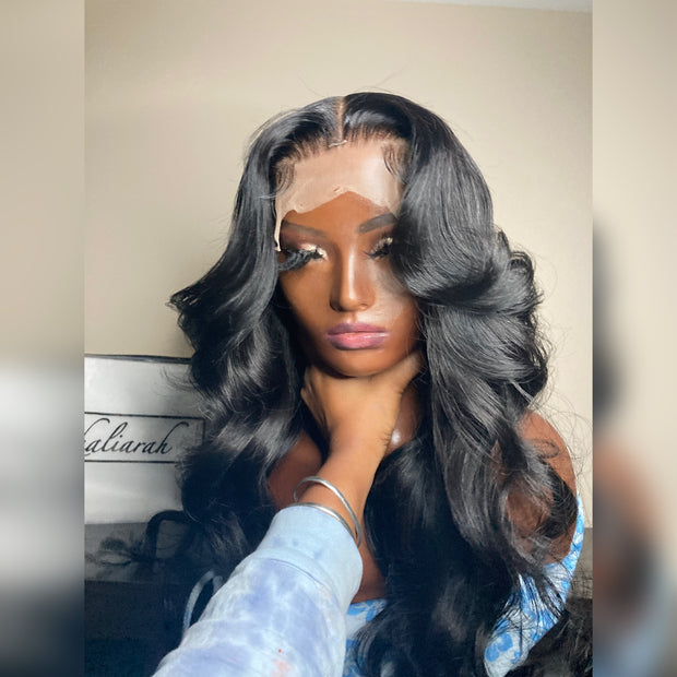 Layered Closure unit with Classic Curls