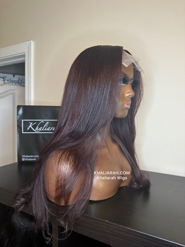 Glueless Plum Blowout Unut