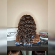 Chocolate Brown Crimped Unit