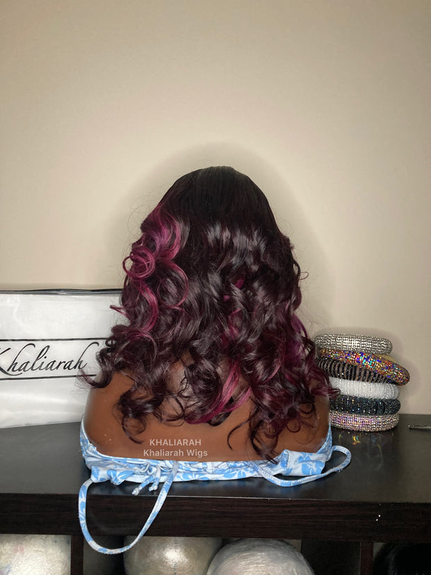 Plum Unit with Purple Highlights