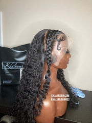 Double Braid Curly Unit