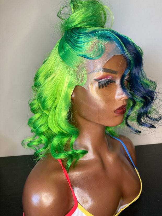 *PRE-ORDER* Lime Green Half Up Closure Unit