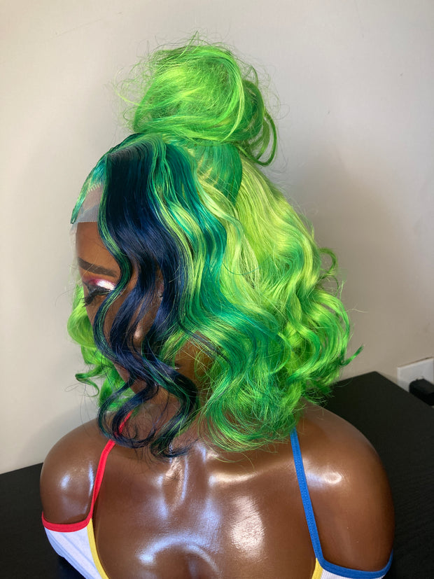 *PRE-ORDER* Lime Green Half Up Closure Unit