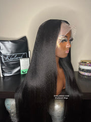 Simple Kinky Straight Frontal Unit