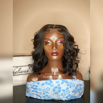 Layered Closure Wig With Curls