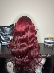 Burgundy Layered Unit