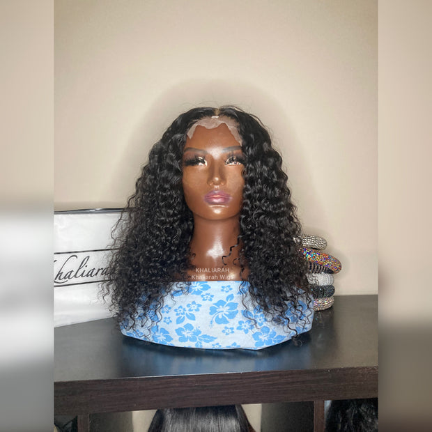 Glueless Curly Closure Unit