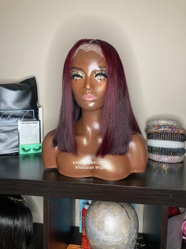 Glueless Burgundy Lob