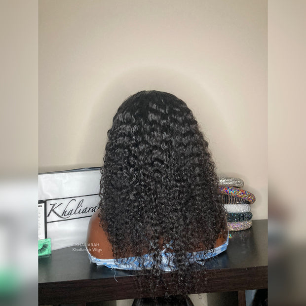 Glueless Curly Closure Unit