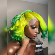 Neon Yellow Bob Wig