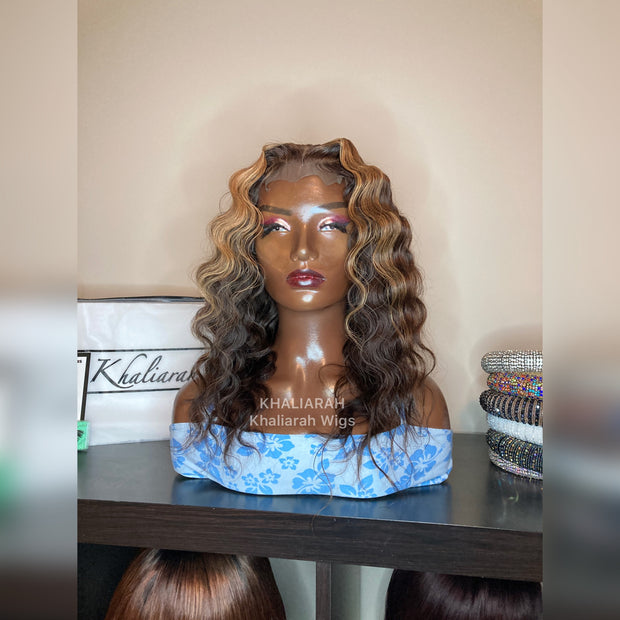 Chocolate Brown Crimped Unit