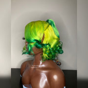 Neon Yellow Bob Wig