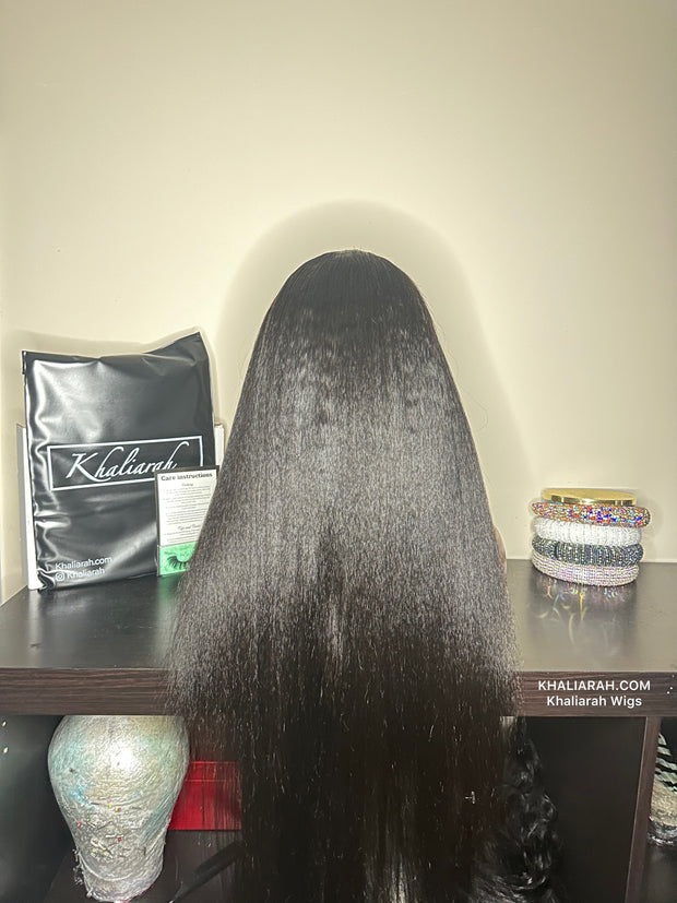 Simple Kinky Straight Frontal Unit