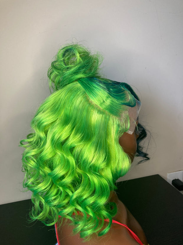 *PRE-ORDER* Lime Green Half Up Closure Unit