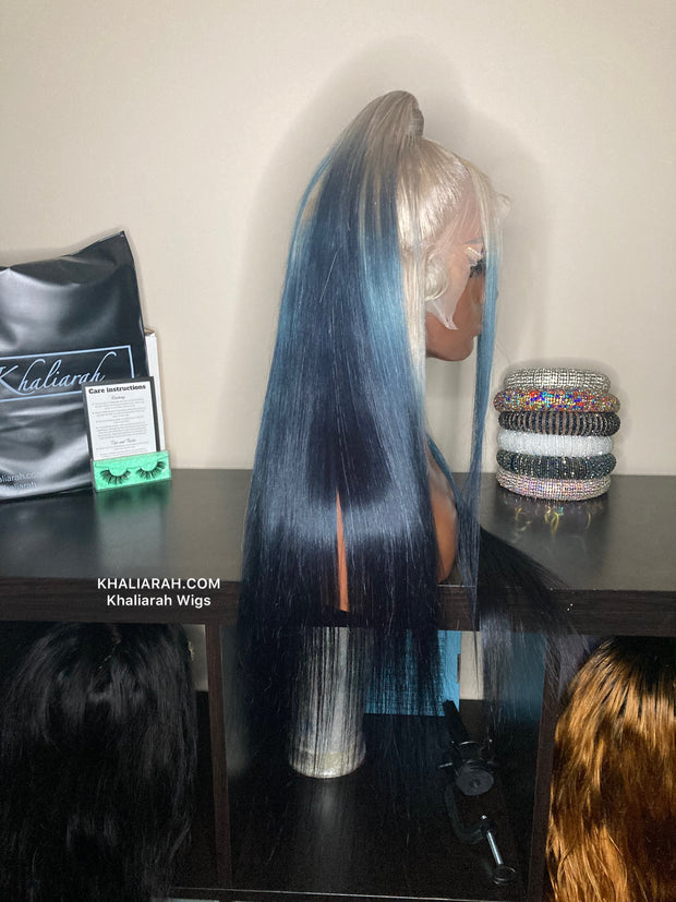 Half Up Reverse Ombre Unit